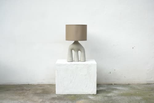 Covas Table Lamp | Lamps by niho Ceramics. Item composed of stoneware in contemporary or coastal style