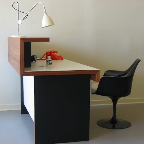 Custom Reception Desk | Tables by Jason Lees Design. Item made of wood