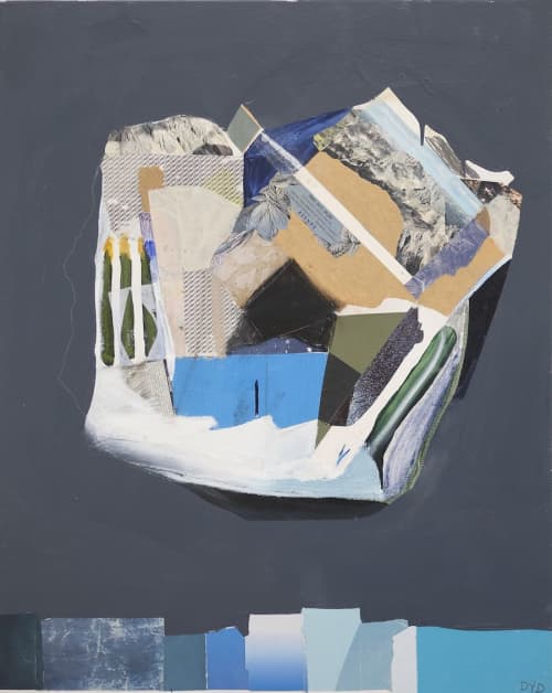 Health Hazard Painting by Dyanna Dimick (DYD ART) at Loggia Showroom, San Francisco Wescover