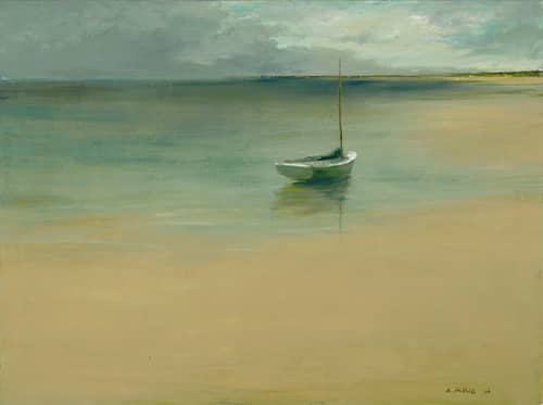 Anne Packard "At Rest" | Oil And Acrylic Painting in Paintings by YJ Contemporary Fine Art. Item made of canvas