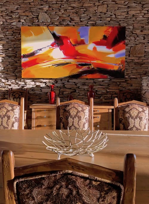 Suncatcher | Oil And Acrylic Painting in Paintings by Michael Mckee. Item made of canvas & synthetic