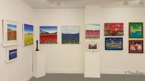 Espacio Gallery London | Oil And Acrylic Painting in Paintings by Becca Clegg | Espacio Gallery in London. Item made of synthetic