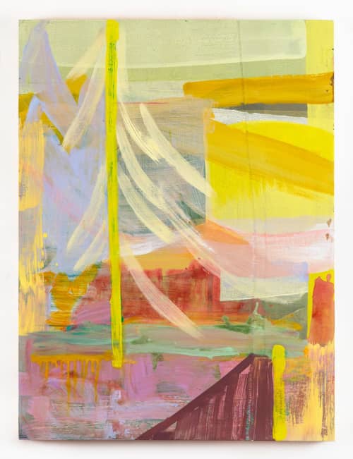 Zephyr | Oil And Acrylic Painting in Paintings by Molly Herman. Item made of birch wood with synthetic