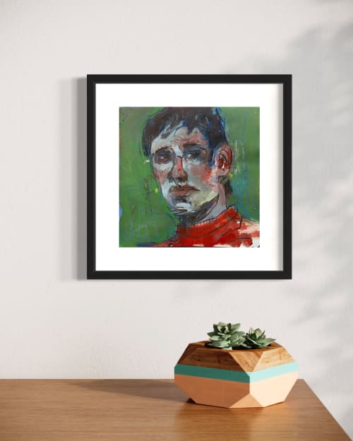 coulrophobia | Mixed Media by Ian Hargrove. Item made of paper compatible with contemporary style