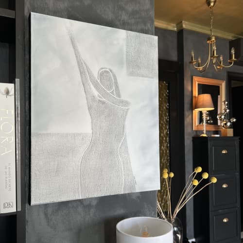 Up! Sandy Effect | Mixed Media by IRENA TONE. Item in minimalism or eclectic & maximalism style