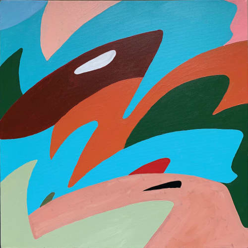 Normal | Oil And Acrylic Painting in Paintings by Judith Mayer. Item made of synthetic