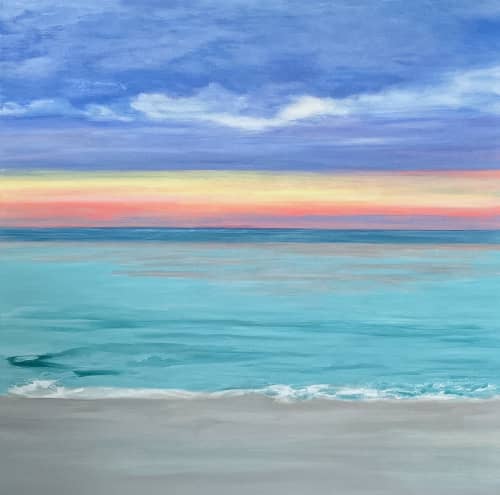 "Feelin' Alright" Painting | Oil And Acrylic Painting in Paintings by Benna Holden. Item composed of canvas and synthetic in contemporary or coastal style