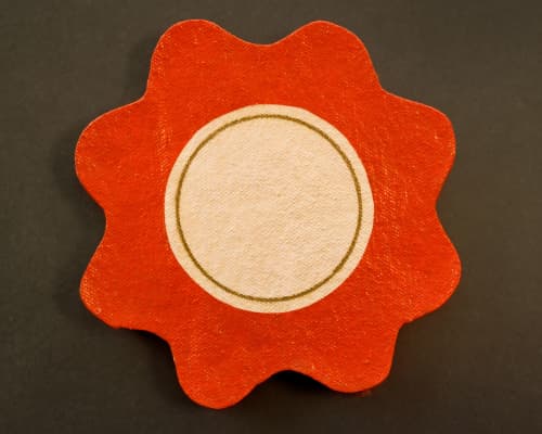FRILLS coaster | Tableware by OTSI design. Item made of canvas works with minimalism & contemporary style