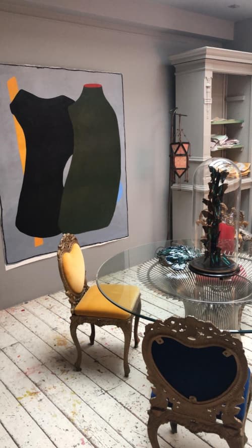 bodies of art | Oil And Acrylic Painting in Paintings by sandi gehring. Item composed of paper