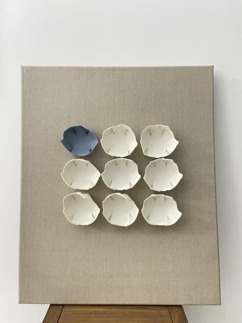WALL PAPER 01 | Wall Sculpture in Wall Hangings by XUEZHI. LIU. Item made of ceramic compatible with art deco style