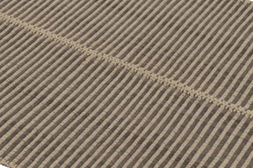 Rug & Kilim’s Accent Kilim, Square Rug in Textural Slate | Area Rug in Rugs by Rug and Kilim