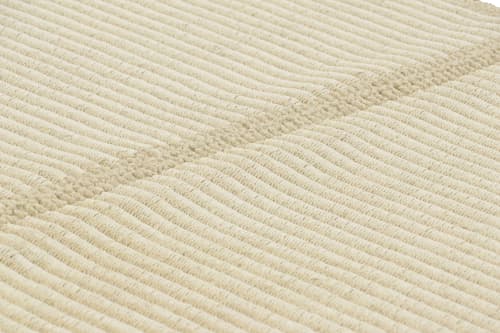 Rug & Kilim’s Contemporary Kilim in Beige and Ivory White | Area Rug in Rugs by Rug and Kilim