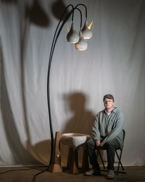 Collsion Lamp | Floor Lamp in Lamps by WU Design