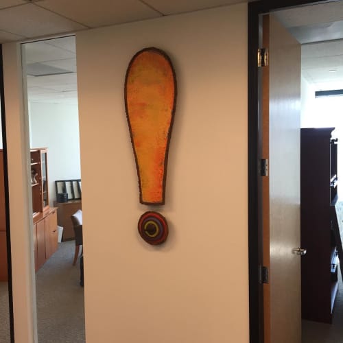 Exclamation !!! | Mixed Media by Tricia Skoglund Artist | Keen Law Offices, LLC in Orem. Item composed of steel