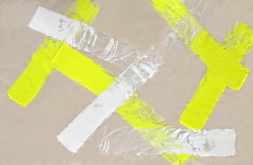 Yellow Magic #1 | Oil And Acrylic Painting in Paintings by Arthur  Adams