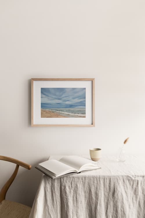 "Storm's a-brewin'" horizontal print | Prints by Coleman Senecal Art. Item composed of canvas and paper