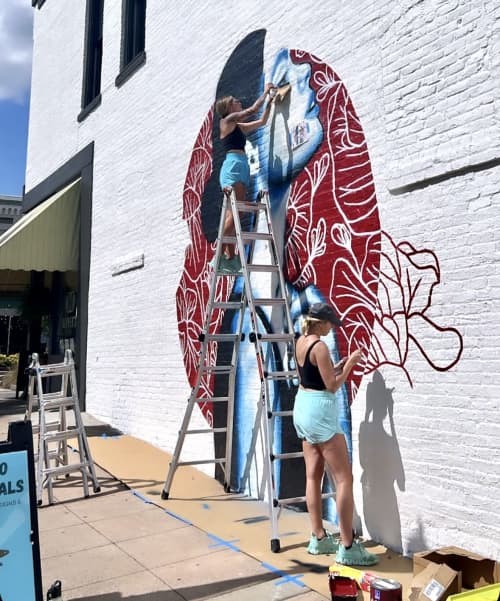 Macon Mural Festival Mural | Street Murals by Christine Crawford | Christine Creates