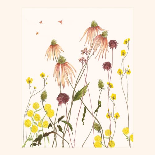 Garden Flowers | Prints by Elana Gabrielle. Item made of paper
