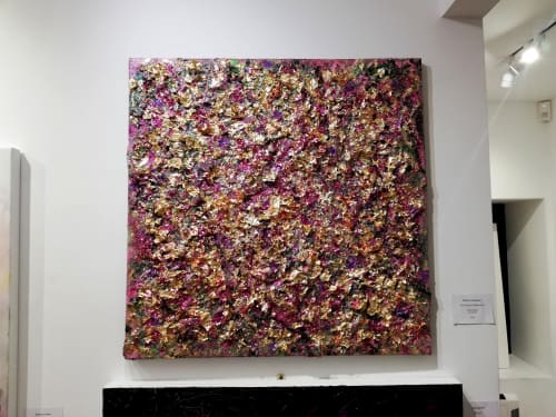 ONE SPRING IN HOLLAND PARK | Mixed Media by Stefano Gramantieri | London in London. Item composed of canvas and synthetic