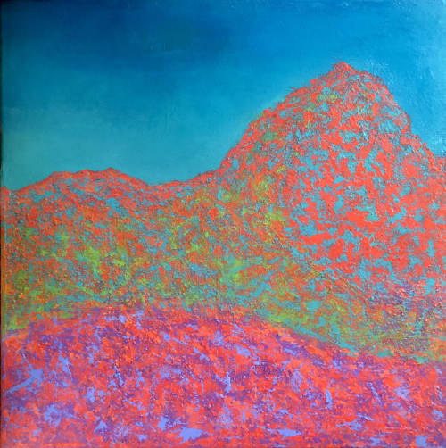On Your Way To The Top | Oil And Acrylic Painting in Paintings by Reade C Gloeckner Fine Art. Item composed of canvas and synthetic