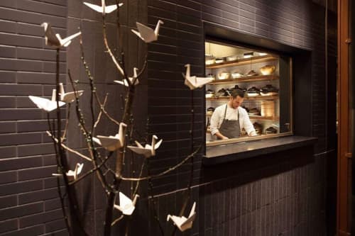 Family Tree sculpture | Sculptures by KevinBoxStudio | SingleThread Farm - Restaurant - Inn in Healdsburg. Item made of cement
