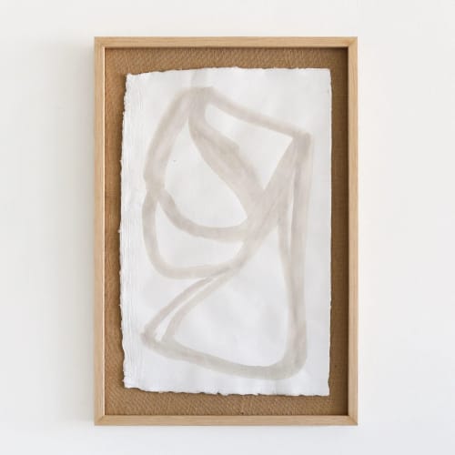 Grafitie Linea Di Segno Pico II | Mixed Media in Paintings by Kim Fonder