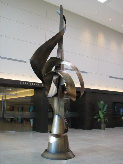 Voyage | Public Sculptures by Medwedeff Forge and Design | SAS Institute Inc in Cary