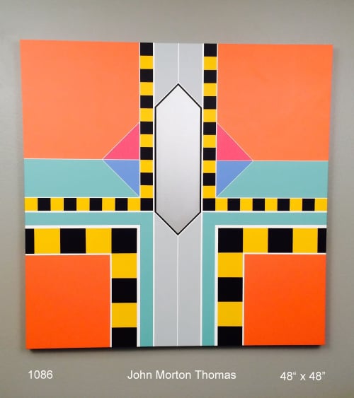 Number 1086 | Oil And Acrylic Painting in Paintings by John Morton Thomas. Item made of canvas