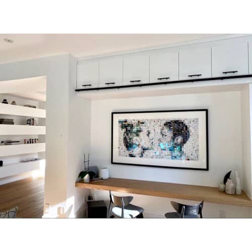 Colour Blindness - limited edition of 30 - 103x200 | Prints by Paola Bazz. Item made of paper compatible with contemporary and eclectic & maximalism style