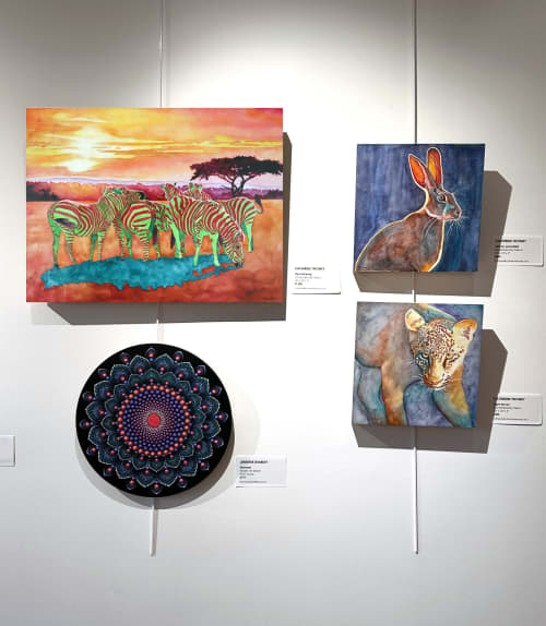Comfort Zone | Mixed Media in Paintings by Catherine Twomey. Item made of birch wood