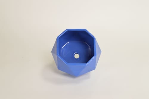 Kara | Planter in Vases & Vessels by Lauren Owens Ceramics. Item made of ceramic works with mid century modern & contemporary style