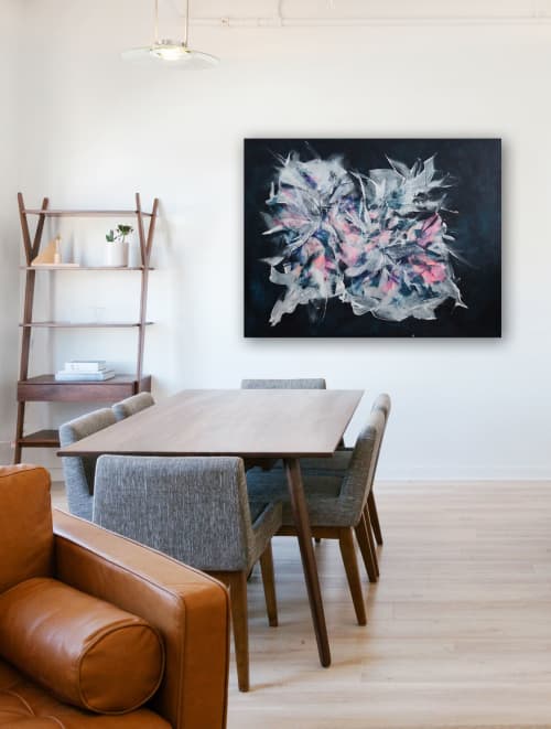 Iced | Oil And Acrylic Painting in Paintings by Paige Ring. Item made of canvas