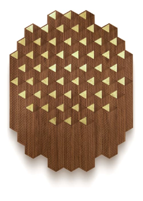 Building Up the Future | Wall Sculpture in Wall Hangings by Heather Noddings | Union/Pine in Portland. Item made of maple wood