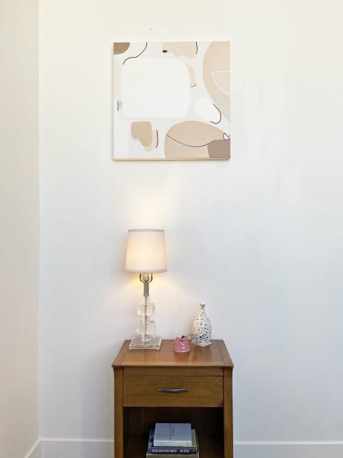 Desert Topocalm | Oil And Acrylic Painting in Paintings by Caroline Geys. Item made of canvas with synthetic