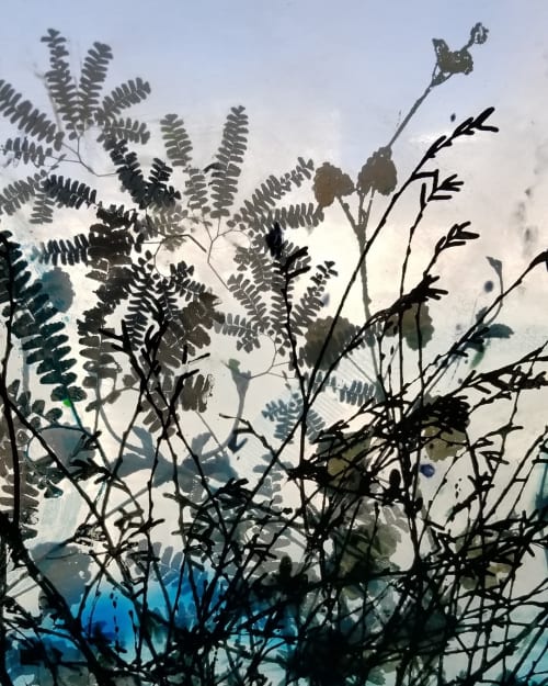 Pexiglas Painting | Mixed Media by Cara Enteles Studio | Industry City in Brooklyn. Item composed of synthetic