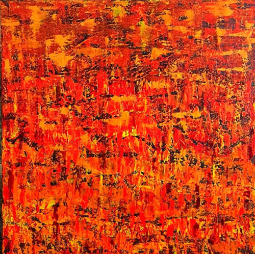 Ups and Downs in a Bipolar World | Oil And Acrylic Painting in Paintings by Reade C Gloeckner Fine Art. Item composed of synthetic