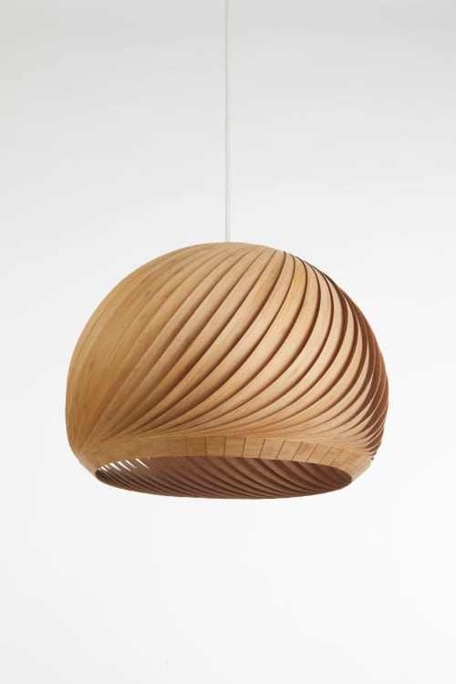 Wind bamboo | Pendants by Studio Vayehi. Item made of maple wood compatible with minimalism and contemporary style