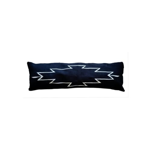 Zane Handwoven Extra Long Lumbar Pillow Cover | Cushion in Pillows by Mumo Toronto. Item composed of cotton compatible with boho and minimalism style