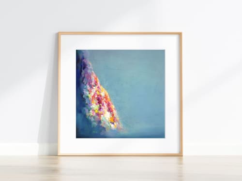 Giclee print - Abstract Landscape 79 | Prints by YANGS FINE ART. Item made of paper works with minimalism & contemporary style