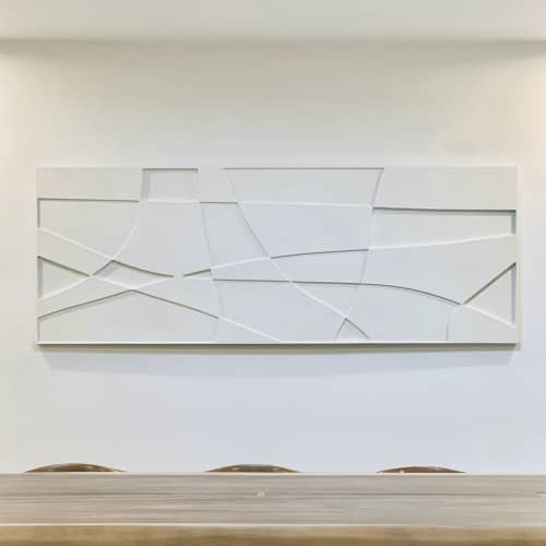 BAS Relief - Series no.2, 28"x76” | Wall Sculpture in Wall Hangings by BAS ATELIER. Item made of wood