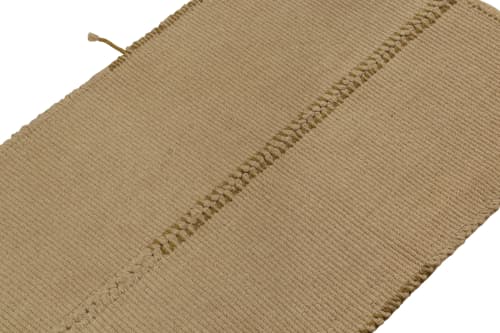 Rug & Kilim’s Custom Kilim in Beige-Brown Stripes | Area Rug in Rugs by Rug and Kilim