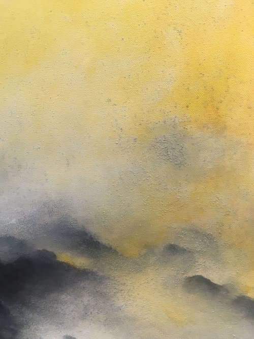 Breathe me | Oil And Acrylic Painting in Paintings by Francesca Borgo. Item composed of canvas in minimalism or contemporary style