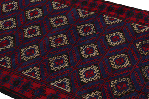 Rug & Kilim’s Modern Classics Tribal Rug in Indigo | Area Rug in Rugs by Rug and Kilim