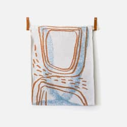 MOUNTAIN SUNSET WEAVING hand woven tapestry by WOOL & PINE by