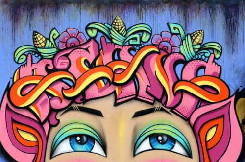 DJ Agana (Vanessa Espinoza) - Street Murals and Public Art