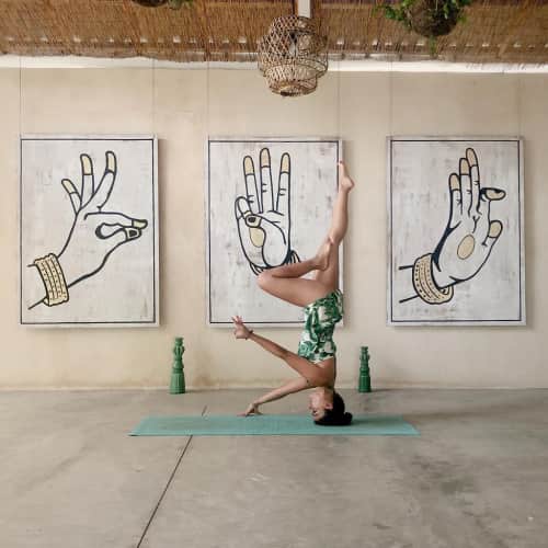 Peaceful Yoga Art