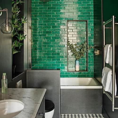 Bold Green Tiles