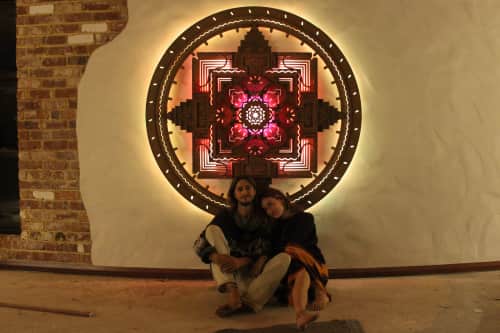 Hazel Mandala - Sculptures and Art