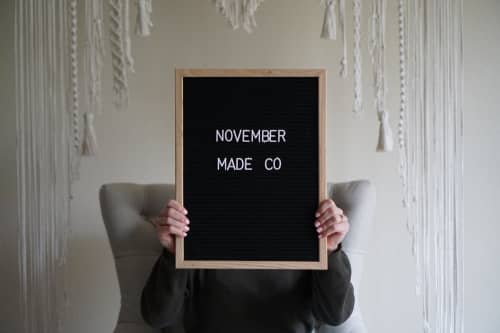 November Made Co. - Macrame Wall Hanging and Art