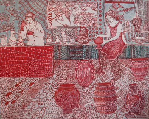 Tania Christoforatou - Murals and Paintings